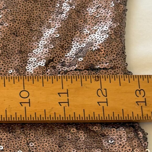 TOBI Bronze Sequined Mini Dress, Medium - Picture 6 of 11